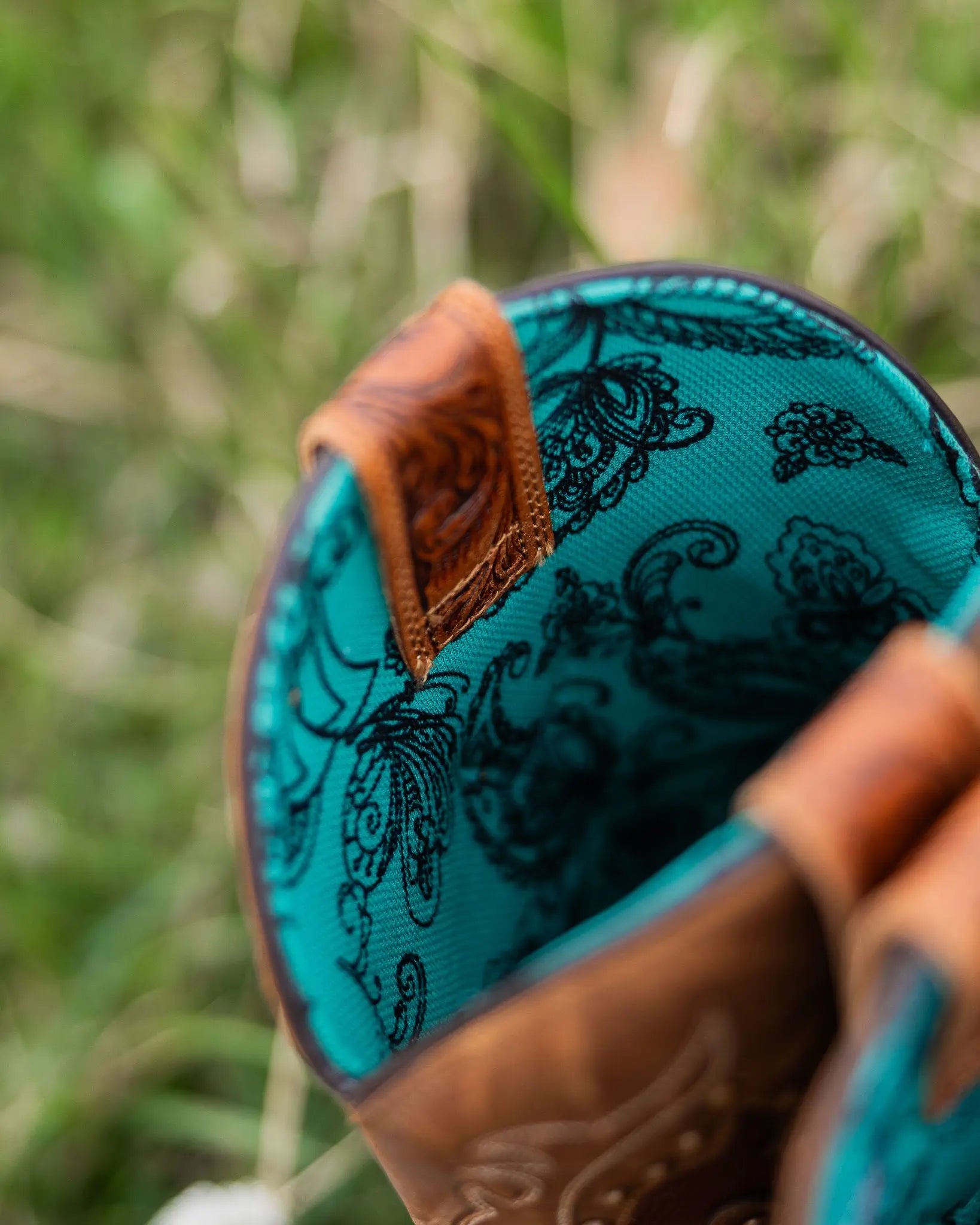 Hope Rider Hand-Tooled Leather Boots Myra Bag