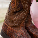 Hope Rider Hand-Tooled Leather Boots Myra Bag