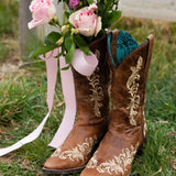 Bridle Bloom Embroidered Cowgirl Boots Faire - Myra Bag