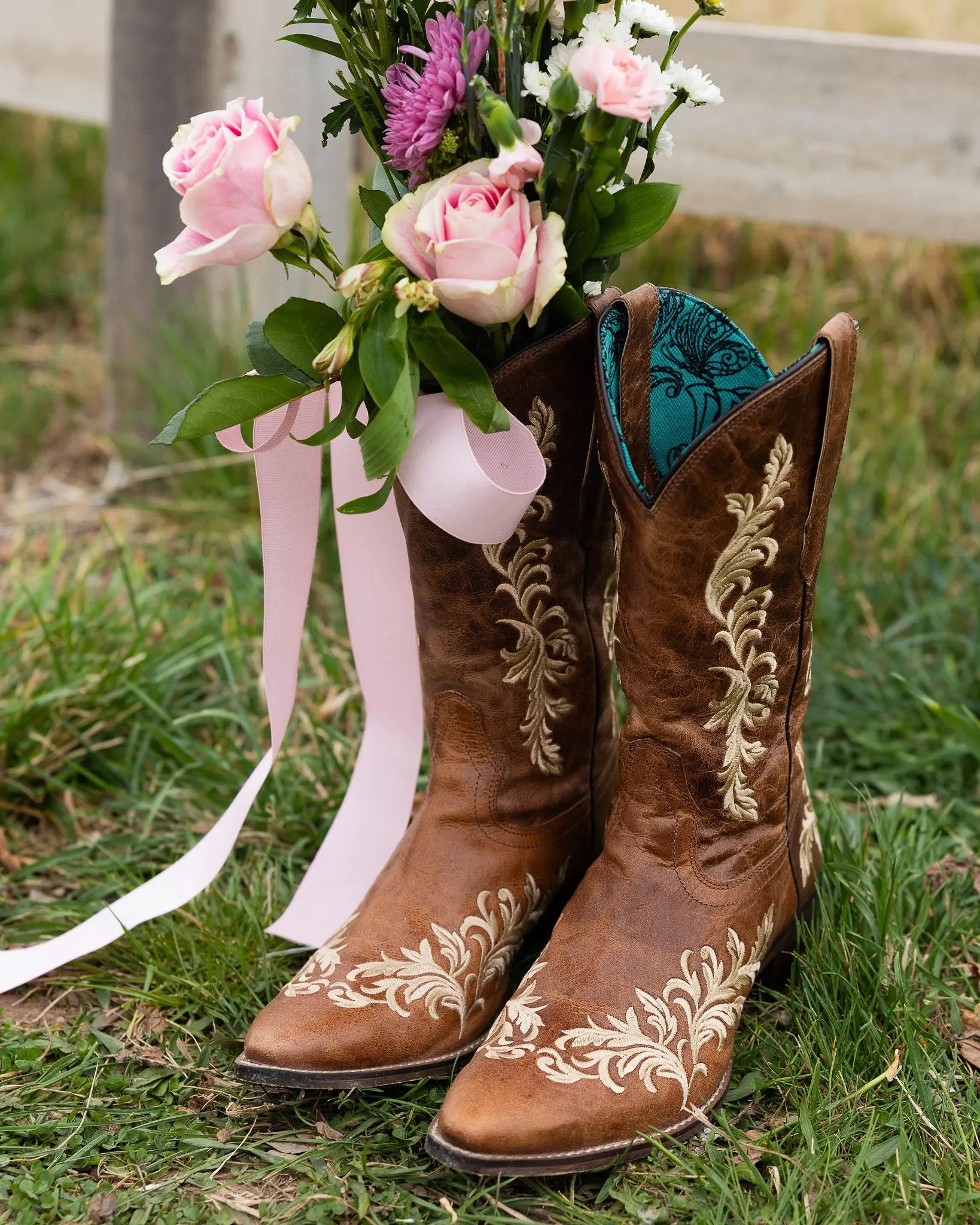 Bridle Bloom Embroidered Cowgirl Boots Faire - Myra Bag
