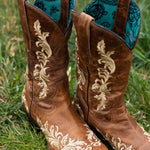Bridle Bloom Embroidered Cowgirl Boots Faire - Myra Bag