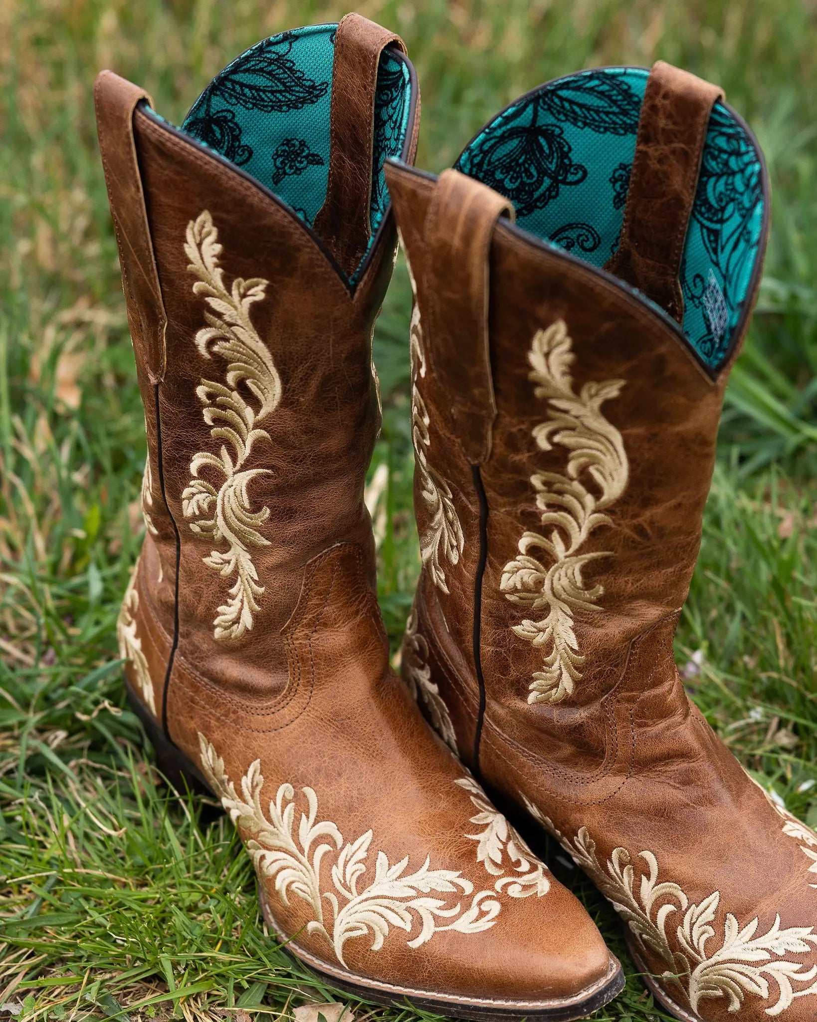 Bridle Bloom Embroidered Cowgirl Boots Faire - Myra Bag