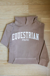 equestrian athletics hoodie (sandstone)