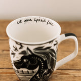 boho horse mug