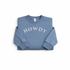 Howdy Pigment-Dyed Sweatshirt (Vintage Blue)