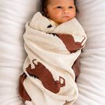 Horse Organic Knit Baby Blanket