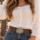 Starlight Rodeo Belt Buckle