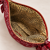 Cowgirl Bandana Cosmetic Pouch (Red)