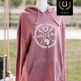 bridle up hope equestrian hoodie