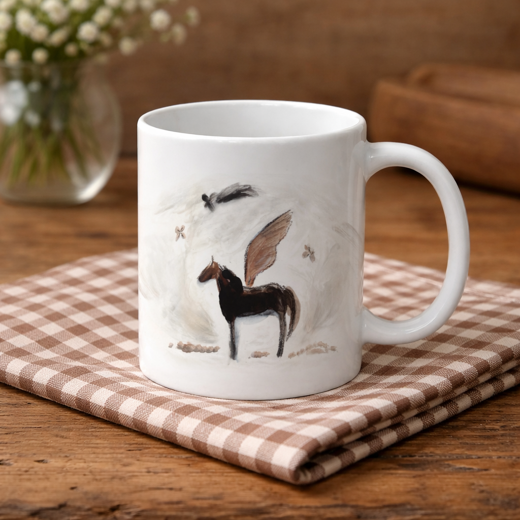 Guardian Angel Horse Mug