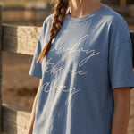 Cowboy Take Me Away Long-Crop Tee Faire - Rustee Clothing