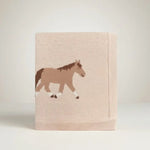 Pony Snuggles Organic Baby Blanket Faire - Viverano Organics