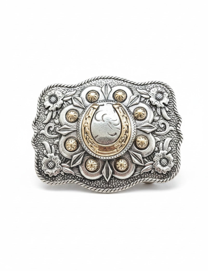 Lucky Horseshoe Belt Buckle