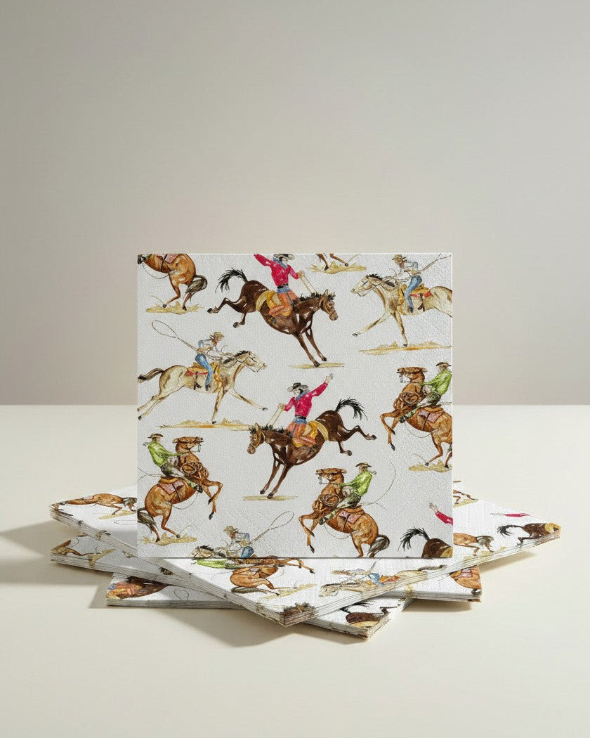 Trail Blazer Western Cocktail Napkins (20ct.)