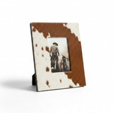 Calvin Cowhide Photo Frame