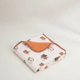 Western Toddler Muslin Blanket Faire - LollyBanks