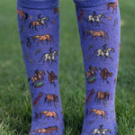 Little Blue Pony Socks (Kids) Faire - AWST