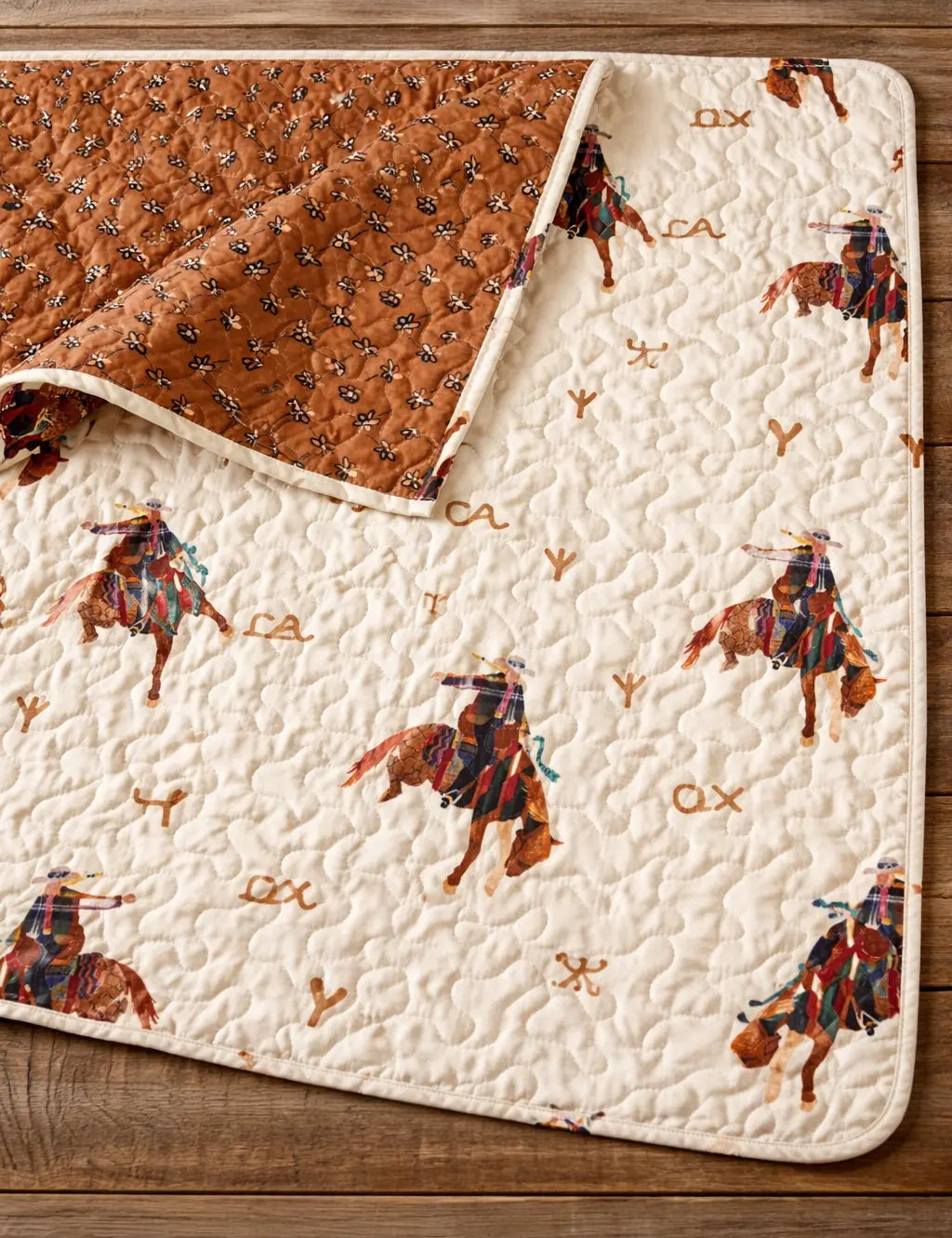 Casey Cowboy Baby Quilt Faire - Ida Mae Home