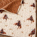 Casey Cowboy Baby Quilt Faire - Ida Mae Home