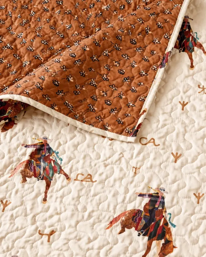 Casey Cowboy Baby Quilt Faire - Ida Mae Home