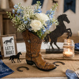 Cowboy Boot Vase Faire - De Leon Collections