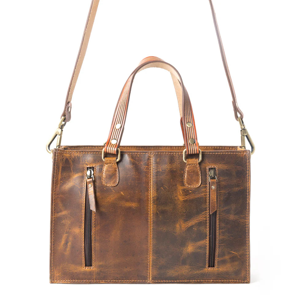 Savanna Hand-Tooled Horse Bag