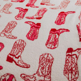 cowgirl boots blanket