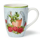 Floral Derby Horse Mug (14 oz) Faire - Certified International