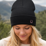 Gorro Cavalo-Marinho Rosa (Preto)