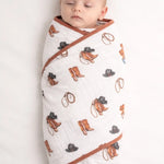 Western Toddler Muslin Blanket Faire - LollyBanks