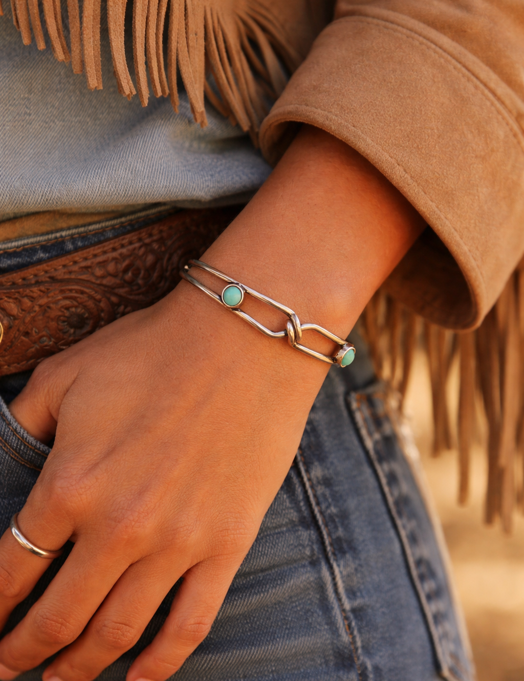 Rider’s Promise Silver Cuff