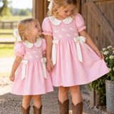 Horses & Bows Smocked Dress