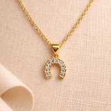 Hope Shines Horseshoe Necklace