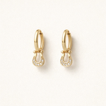 Horseshoe Huggie Earrings