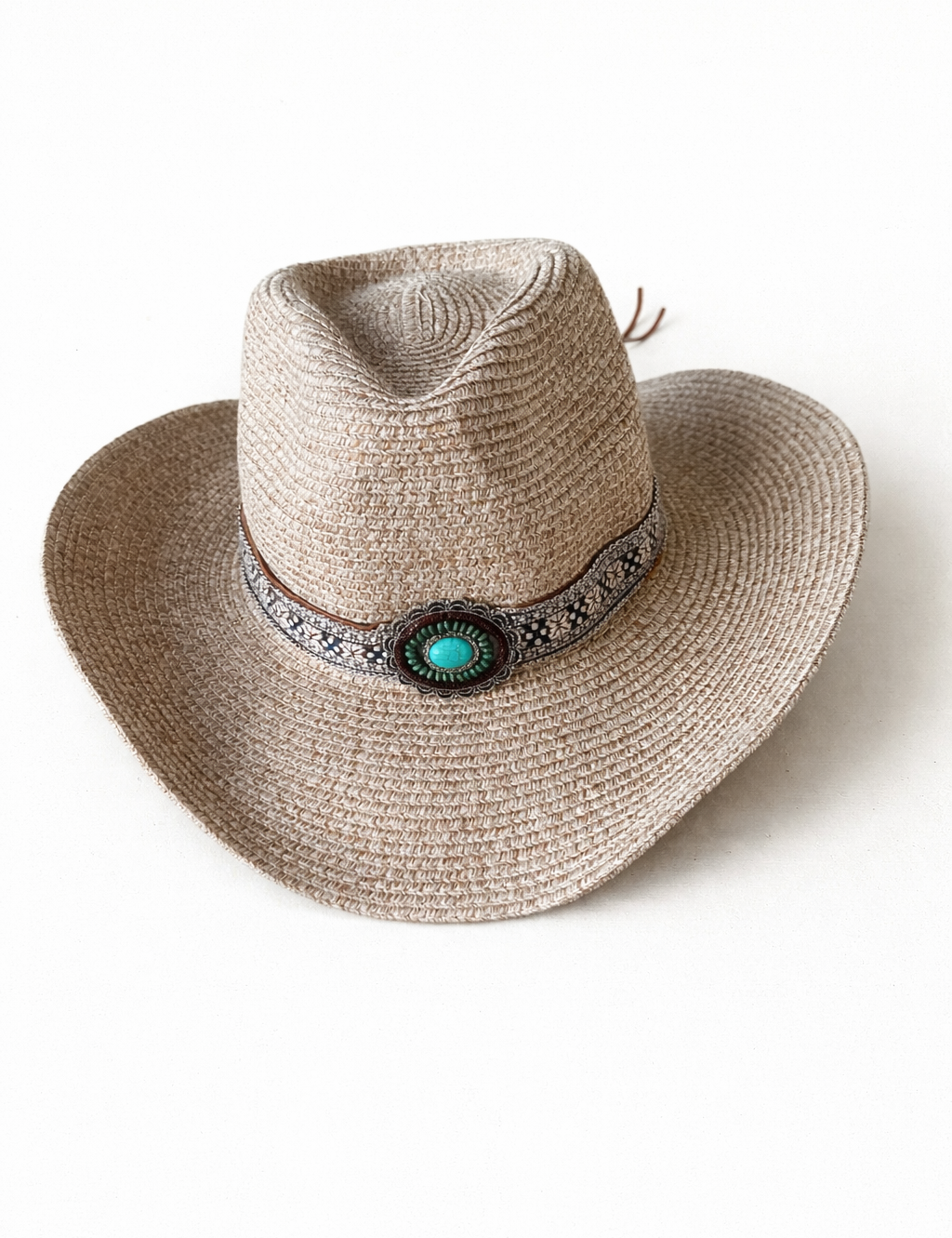 Cowgirl Turquoise Concho Hat