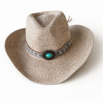 Cowgirl Turquoise Concho Hat