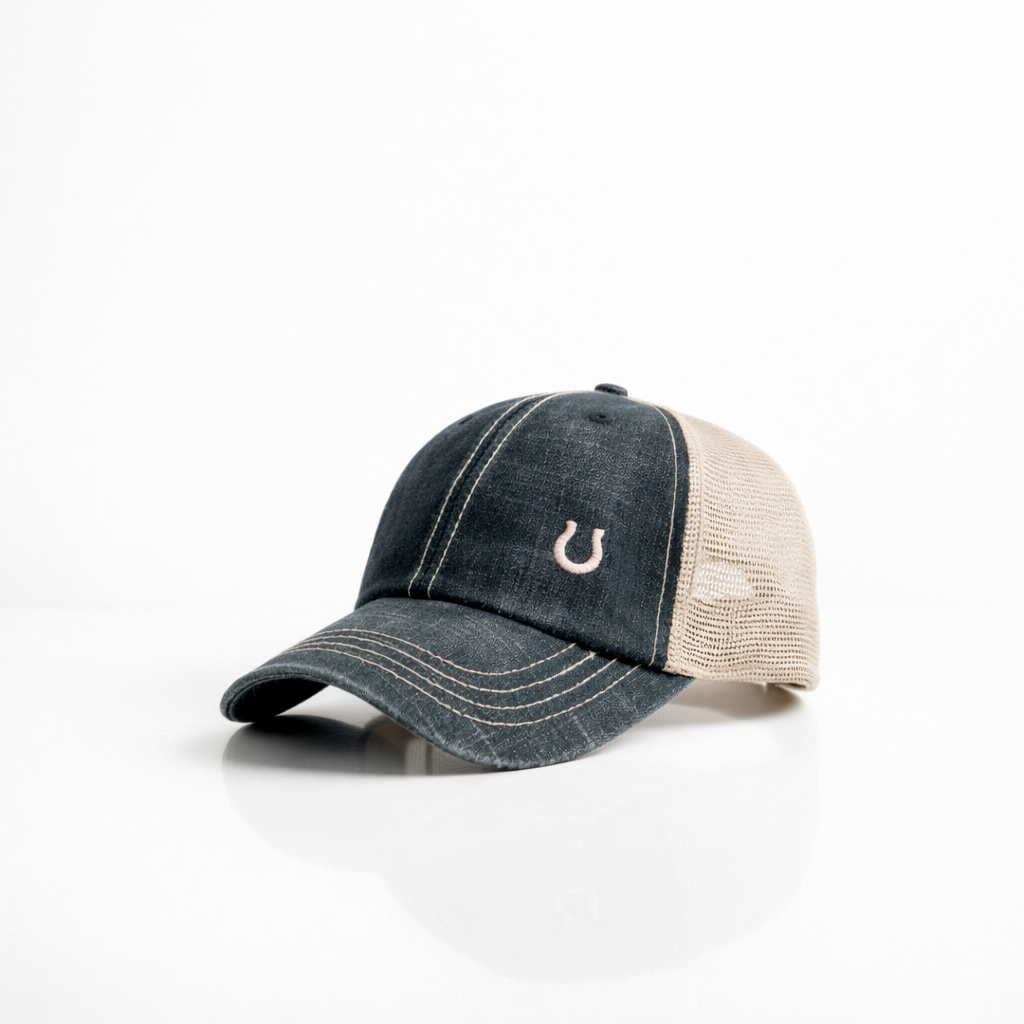 Blue Denim Trucker Hat