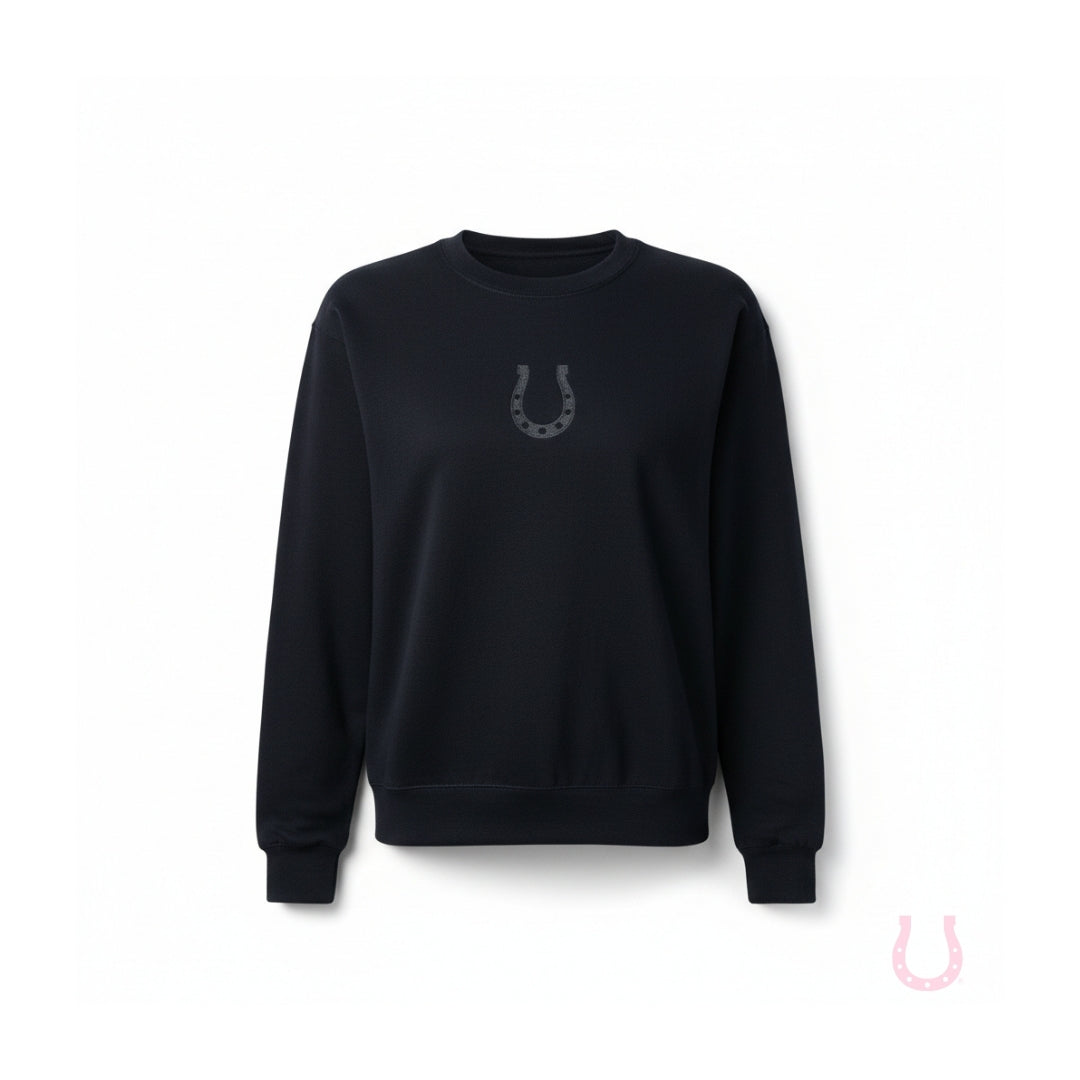 Fortuna Horseshoe Sweatshirt (Black)
