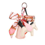 Guardian Angel Horse Bag Charm (Pink)