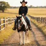 Fortuna Horseshoe Sweatshirt (Black)