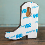 wooden boot wall hooks (set of 2)