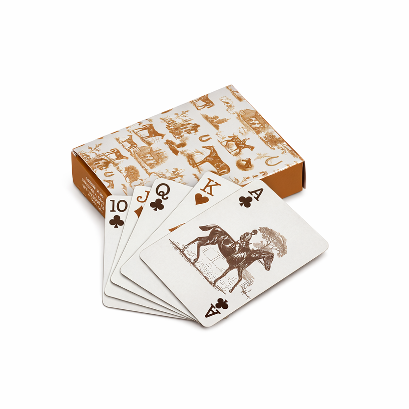 Vintage Equestrian Playing Cards