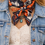 Cowboy Patchwork Scarf Faire - Avery