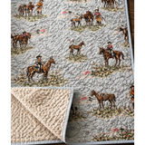 Sierra Cowgirl Baby Blue Quilt Faire - Ida Mae Home