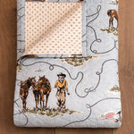 Sierra Cowgirl Baby Blue Quilt Faire - Ida Mae Home