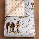 Sierra Cowgirl Baby Blue Quilt Faire - Ida Mae Home