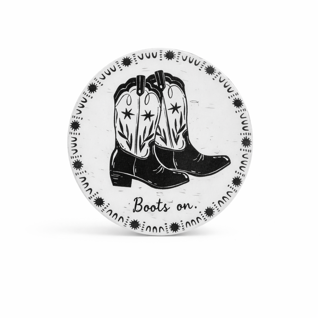 Boho Western Cowgirl Coasters (6 pack)