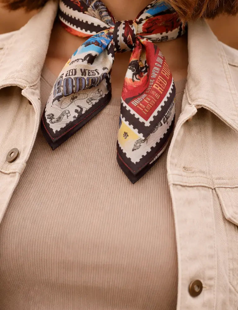 Vintage Rodeo Wild Rag Faire - Avery