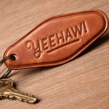Yeehaw Leather Keychain Motel Style Faire - Sugarhouse Leather