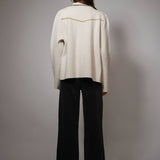 Western Wool Sweater Jacket